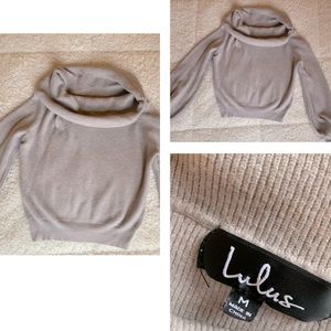 Lulu’s Scooped Neck Sweater